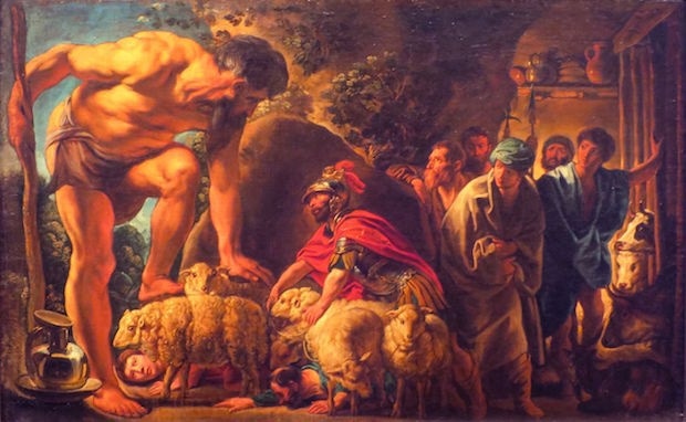 Йорданс, Якоб. Одиссей в пещере Полифема. XVII век, Музей имени Пушкина, Москва