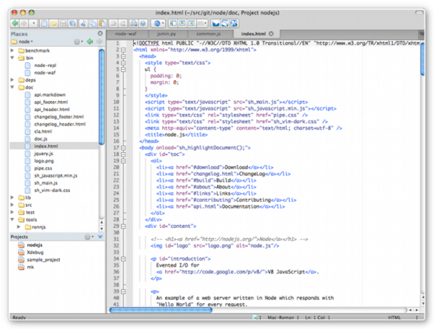 2012 12 16 13h13 11 620x471 - «Komodo Edit» – функциональный и открытый редактор для разработчиков