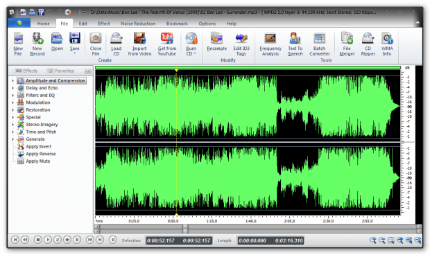 2013 02 06 17h12 49 620x368 - Free Audio Editor - бесплатная программа для работы со звуком