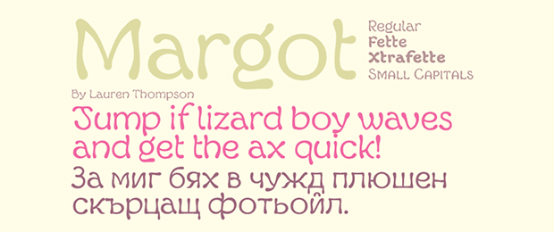 Шрифт Margot