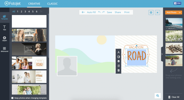 FotoJet – онлайн-создание коллажей, постеров и картинок для социальных сетей