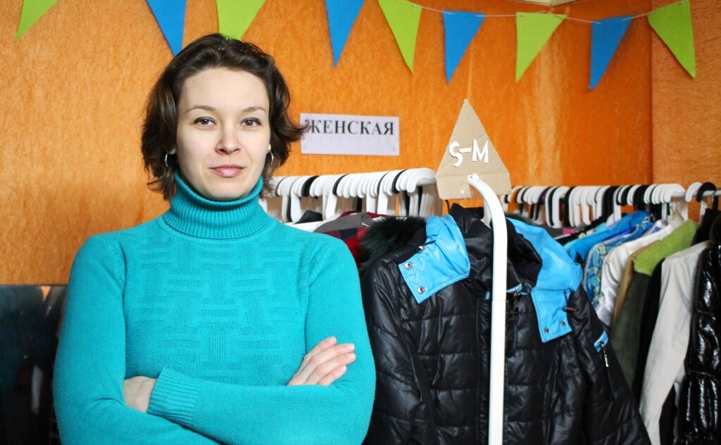 Анастасия Плужникова, основатель благотворительного магазина «Сфера вещей». Фото Татьяны Паутовой.
