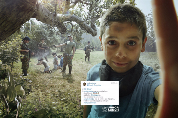 Изображение: Социальная реклама UNHCR, Колумбия