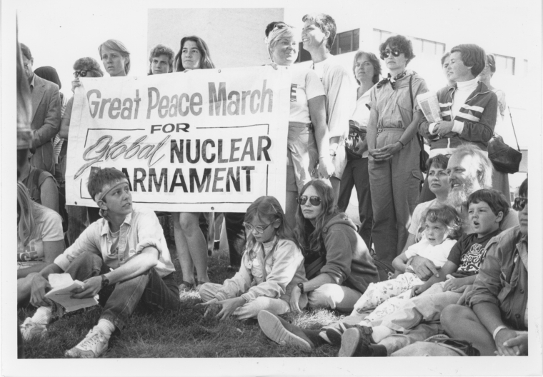 Участники и участницы Великого марша мира за глобальное ядерное разоружение. Фото Council for Peace and Justice (СС).